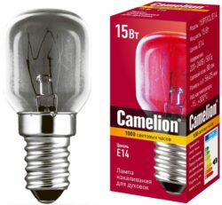Лампа для духовок CAMELION MIC 15/PT/CL/E14 купить в сети строительных магазинов Мастак