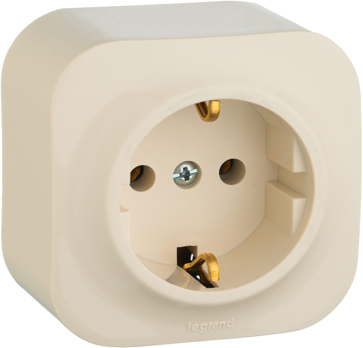 Розетка наружная с заземлением LEGRAND Quteo слоновая кость (782241) купить в Мастак Розетка наружная с заземлением LEGRAND Quteo слоновая кость (782241) купить в сети строительных магазинов Мастак