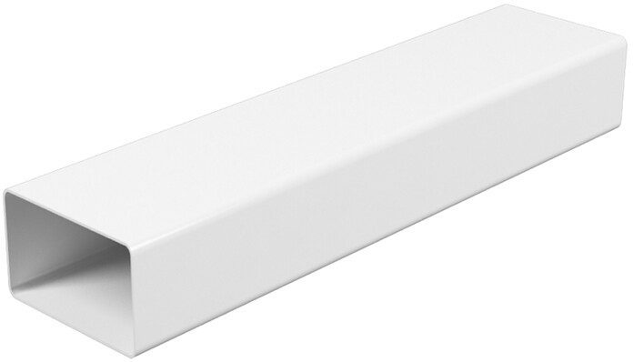 Воздуховод жесткий плоский ПВХ ЭРА 511ВП2 купить в Мастак Воздуховод жесткий плоский ПВХ ЭРА 511ВП2 купить в сети строительных магазинов Мастак