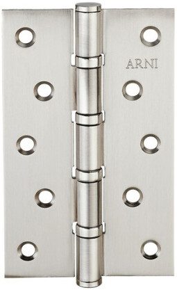 Петля дверная врезная 125х75 мм ARNI SN 2 штуки матовый никель купить в Мастак Петля дверная врезная 125х75 мм ARNI SN 2 штуки матовый никель купить в сети строительных магазинов Мастак