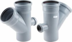 Крестовина двухплоскостная для внутренней канализации 110/110х45/50 РосТурПласт (36469) купить в сети строительных магазинов Мастак