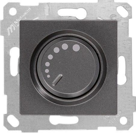 Диммер 600 Вт MUTLUSAN Rita дымчатый (2200 440 0295) купить в Мастак Диммер 600 Вт MUTLUSAN Rita дымчатый (2200 440 0295) купить в сети строительных магазинов Мастак