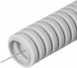 Труба гофрированная ПВХ 20 с зондом ПРОМРУКАВ 1 м (PR.032000) купить в сети строительных магазинов Мастак