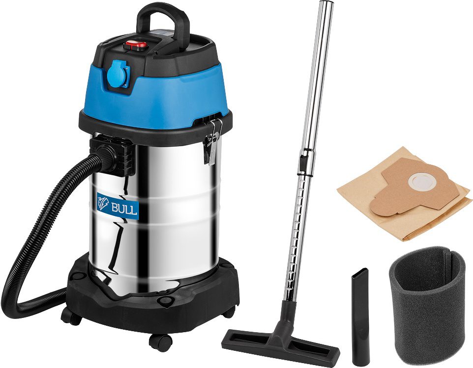 Пылесос строительный BULL AS 3001 (15030129) купить в Мастак Пылесос строительный BULL AS 3001 (15030129) купить в сети строительных магазинов Мастак