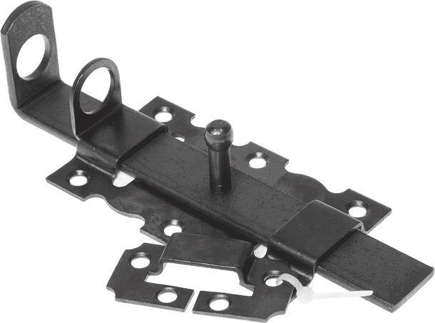 Задвижка дверная с проушиной 110 мм оксид STARFIX (SMP-87868-1) купить в Мастак Задвижка дверная с проушиной 110 мм оксид STARFIX (SMP-87868-1) купить в сети строительных магазинов Мастак