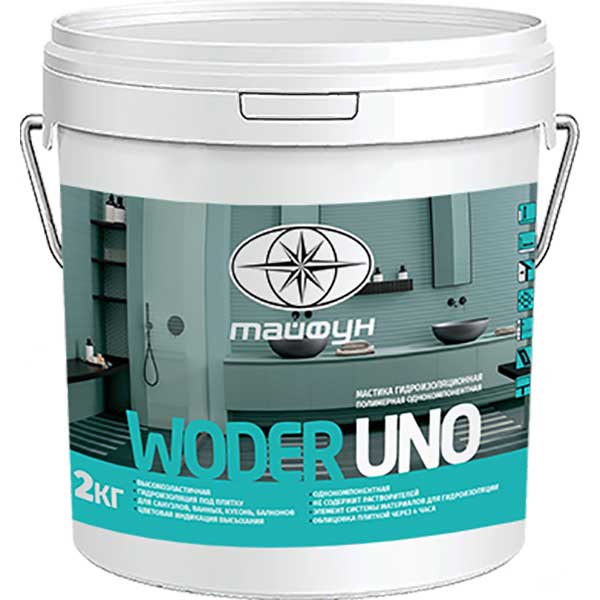Мастика гидроизоляционная полимерная ТАЙФУН МАСТЕР Woderuno 2 кг купить в Мастак Мастика гидроизоляционная полимерная ТАЙФУН МАСТЕР Woderuno 2 кг купить в сети строительных магазинов Мастак