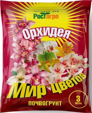 Грунт плодородный МИР ЦВЕТОВ Орхидея 3 л купить в Мастак me1} купить в сети строительных магазинов Мастак
