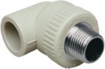 Угольник ПП 32х1" с наружной резьбой серый РосТурПласт (11053) купить в Мастак Угольник ПП 32х1" с наружной резьбой серый РосТурПласт (11053) купить в сети строительных магазинов Мастак