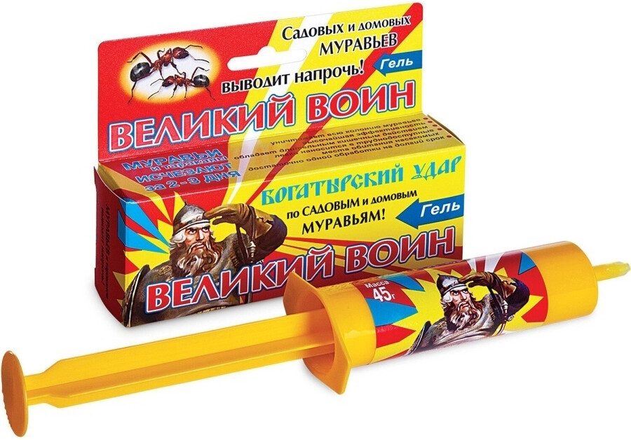 Гель от муравьев ВАШЕ ХОЗЯЙСТВО Великий воин 45 г купить в Мастак me1} купить в сети строительных магазинов Мастак