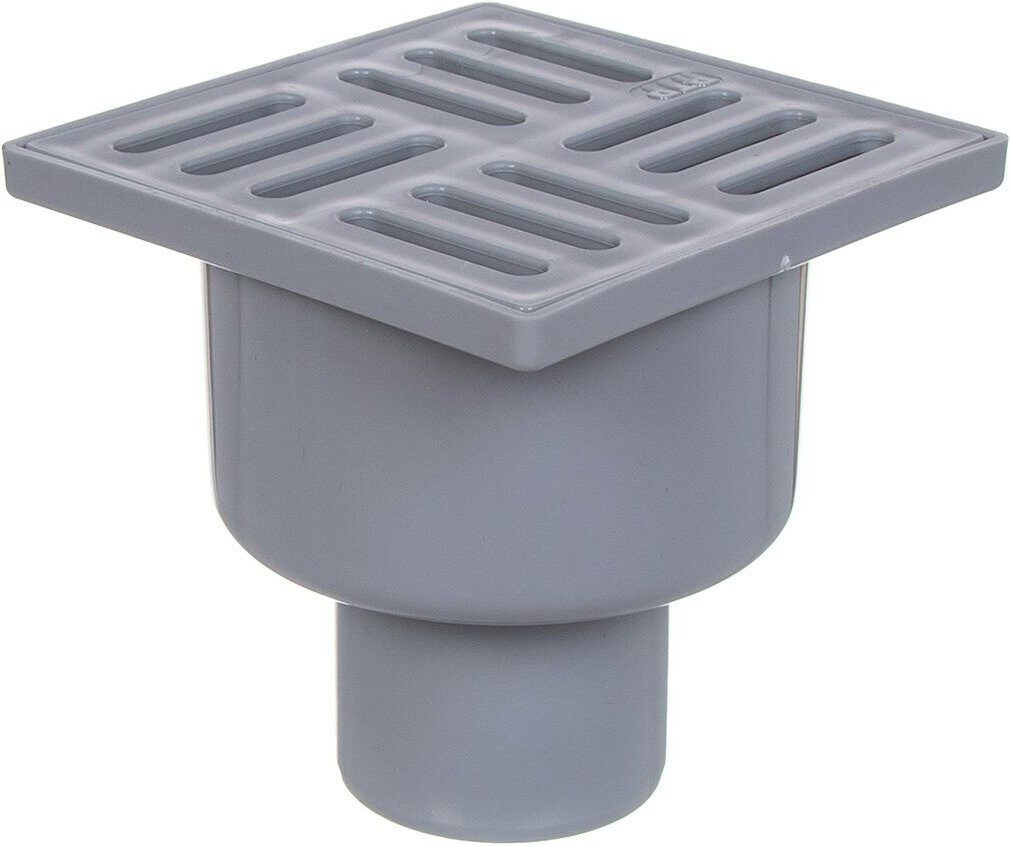 Трап с вертикальным отводом с решеткой из пластика (100х100) 50 РосТурПласт (36587) купить в Мастак Трап с вертикальным отводом с решеткой из пластика (100х100) 50 РосТурПласт (36587) купить в сети строительных магазинов Мастак