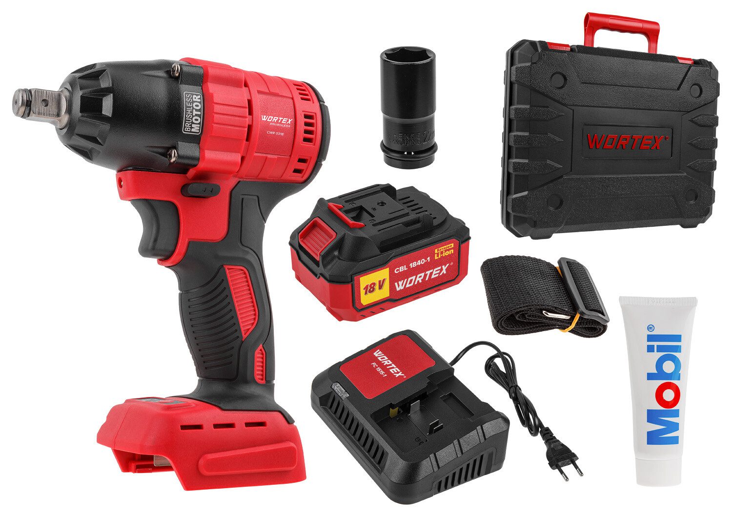 Гайковерт аккумуляторный ударный WORTEX CWR 0318 ALL1 (0329229) купить в Мастак Гайковерт аккумуляторный ударный WORTEX CWR 0318 ALL1 (0329229) купить в сети строительных магазинов Мастак