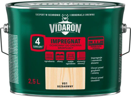 Пропитка VIDARON Impregnat V01 Бесцветный 2 Пропитка VIDARON Impregnat V01 Бесцветный 2