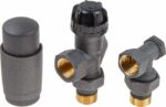 Комплект кранов для радиаторов 1/2 осевой серый AV ENGINEERING (AVE32012G) купить в сети строительных магазинов Мастак