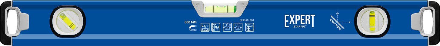 Уровень магнитный STARTUL EXPERT 600 мм (SE4550-060) купить в Мастак Уровень магнитный STARTUL EXPERT 600 мм (SE4550-060) купить в сети строительных магазинов Мастак