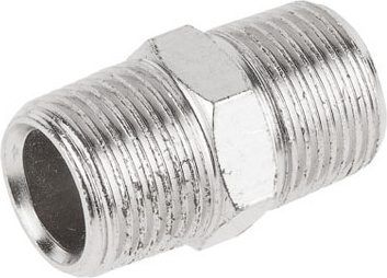 Переходник наружная резьба G3/8 × наружная резьба G3/8 сталь ECO (AS-MT38/MT38) купить в Мастак Переходник наружная резьба G3/8 × наружная резьба G3/8 сталь ECO (AS-MT38/MT38) купить в сети строительных магазинов Мастак