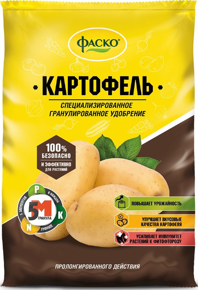 Удобрение минеральное ФАСКО 5М Для картофеля 1 кг купить в Мастак me1} купить в сети строительных магазинов Мастак
