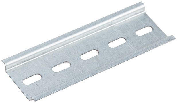 DIN-рейка 10 см оцинкованная ЮПИТЕР (JP7220-02) купить в Мастак DIN-рейка 10 см оцинкованная ЮПИТЕР (JP7220-02) купить в сети строительных магазинов Мастак