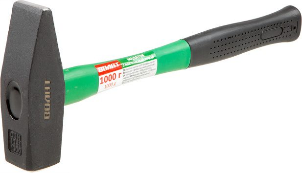 Молоток слесарный 1 кг ВОЛАТ (10180-10) купить в Мастак Молоток слесарный 1 кг ВОЛАТ (10180-10) купить в сети строительных магазинов Мастак