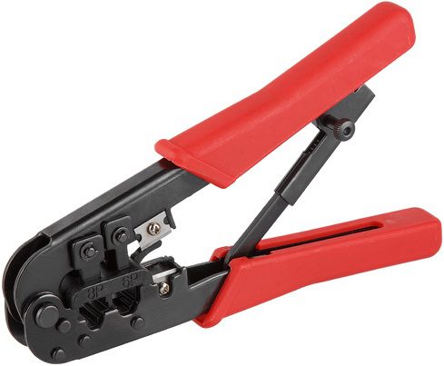 Кримпер для обжима RJ-11/RJ-12/RJ-45 ЮПИТЕР (JP9200) купить в Мастак Кримпер для обжима RJ-11/RJ-12/RJ-45 ЮПИТЕР (JP9200) купить в сети строительных магазинов Мастак