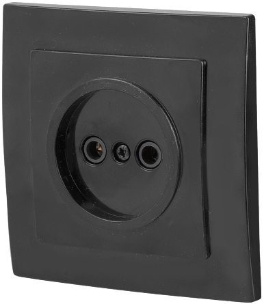 Розетка скрытая ЮПИТЕР Стандарт черная (JP7423-02) купить в Мастак Розетка скрытая ЮПИТЕР Стандарт черная (JP7423-02) купить в сети строительных магазинов Мастак