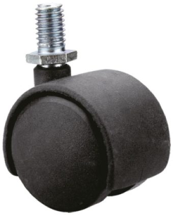 Колесо мебельное STARFIX d50 мм с резьбой черный (SMF-10523) купить в Мастак Колесо мебельное STARFIX d50 мм с резьбой черный (SMF-10523) купить в сети строительных магазинов Мастак