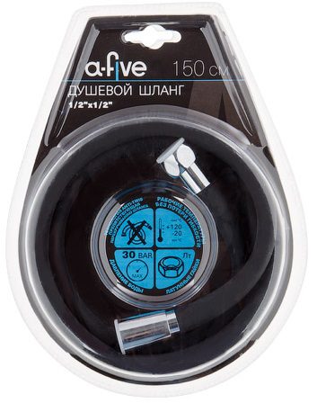 Шланг душевой A-FIVE 150 см (A5-006) купить в Мастак Шланг душевой A-FIVE 150 см (A5-006) купить в сети строительных магазинов Мастак