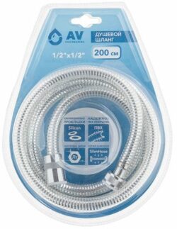 Шланг душевой AV ENGINEERING 200 см (AVSSS-051) купить в сети строительных магазинов Мастак