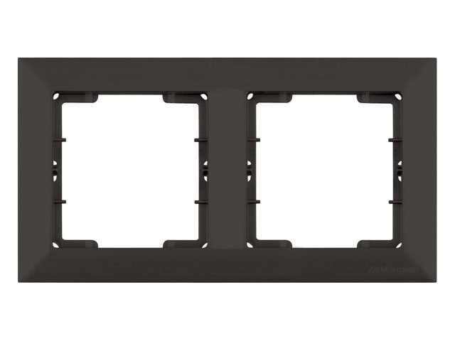 Рамка двухместная MUTLUSAN Daria черная (2120 800 1284) купить в Мастак Рамка двухместная MUTLUSAN Daria черная (2120 800 1284) купить в сети строительных магазинов Мастак
