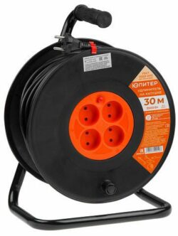 Удлинитель на катушке 30 м 4 розетки 3