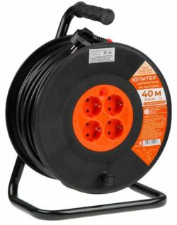 Удлинитель на катушке 40 м 4 розетки 3