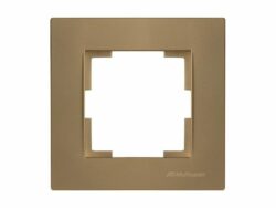 Рамка MUTLUSAN Rita золотая (2220 800 1180) купить в сети строительных магазинов Мастак