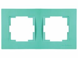 Рамка двухместная MUTLUSAN Rita зеленая (2220 800 1210) купить в сети строительных магазинов Мастак