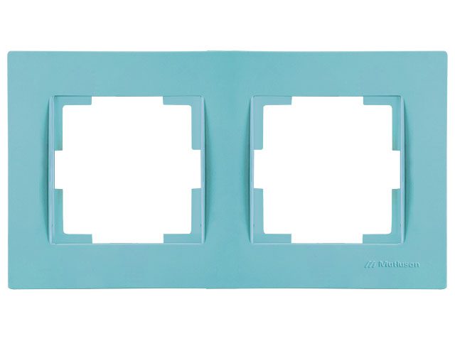 Рамка двухместная MUTLUSAN Rita синяя (2220 800 1212) купить в Мастак Рамка двухместная MUTLUSAN Rita синяя (2220 800 1212) купить в сети строительных магазинов Мастак