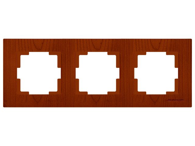 Рамка трехместная MUTLUSAN Rita вишня (2220 800 1356) купить в Мастак Рамка трехместная MUTLUSAN Rita вишня (2220 800 1356) купить в сети строительных магазинов Мастак