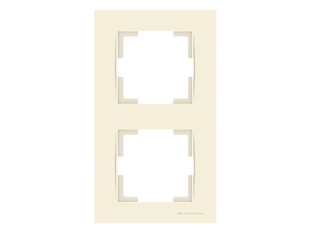 Рамка двухместная MUTLUSAN Rita кремовая (2220 800 2202) купить в Мастак Рамка двухместная MUTLUSAN Rita кремовая (2220 800 2202) купить в сети строительных магазинов Мастак