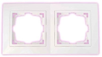Рамка двухместная BYLECTRICA Уют белая (ЮЛИГ.735212.280-40) купить в Мастак Рамка двухместная BYLECTRICA Уют белая (ЮЛИГ.735212.280-40) купить в сети строительных магазинов Мастак