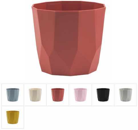 Кашпо для цветов 18 cм DRINA Gea (10516) купить в Мастак Кашпо для цветов 18 cм DRINA Gea (10516) купить в сети строительных магазинов Мастак