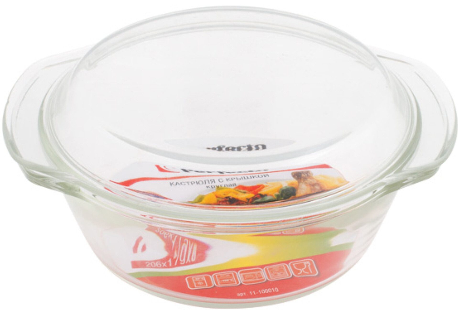 Кастрюля из жаропрочного стекла с крышкой PERFECTO LINEA 1 Кастрюля из жаропрочного стекла с крышкой PERFECTO LINEA 1