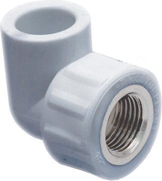 Угольник ПП 20х1/2" с внутренней резьбой серый РосТурПласт (11038) купить в Мастак Угольник ПП 20х1/2" с внутренней резьбой серый РосТурПласт (11038) купить в сети строительных магазинов Мастак