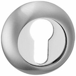 Накладка дверная на цилиндр LOCKIT E9 SN/PC никель матовый