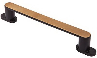 Ручка мебельная скоба AKS Grand-128 черный Ручка мебельная скоба AKS Grand-128 черный