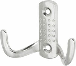 Крючок для одежды AKS WP12 матовый хром (62124) купить в сети строительных магазинов Мастак