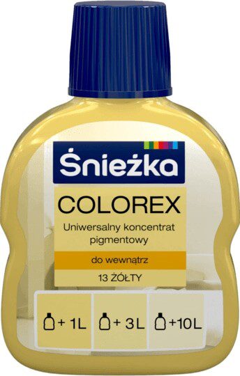 Колер SNIEZKA Colorex №13 желтый 0 Колер SNIEZKA Colorex №13 желтый 0