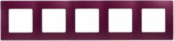 Рамка пятиместная LEGRAND Etika сиреневая (672565) купить в сети строительных магазинов Мастак