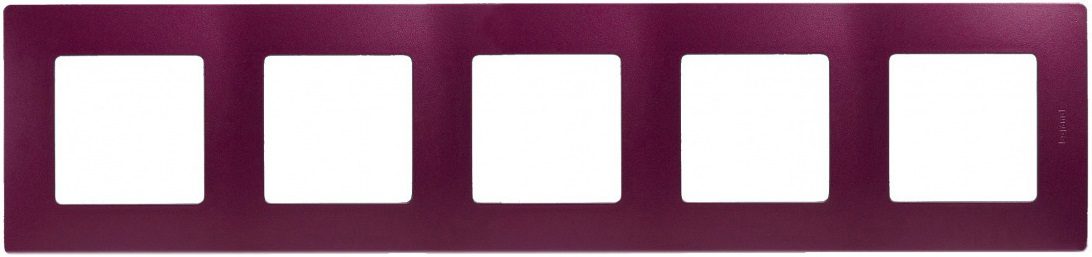 Рамка пятиместная LEGRAND Etika сиреневая (672565) купить в Мастак Рамка пятиместная LEGRAND Etika сиреневая (672565) купить в сети строительных магазинов Мастак