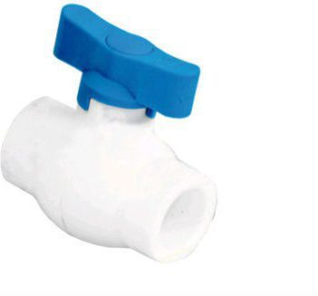 Кран шаровой ПП 20 ручка-бабочка синяя РосТурПласт (14617) купить в Мастак Кран шаровой ПП 20 ручка-бабочка синяя РосТурПласт (14617) купить в сети строительных магазинов Мастак