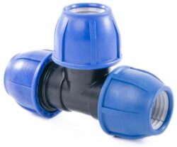 Тройник ПНД компрессионный 25 РосТурПласт (14699) купить в сети строительных магазинов Мастак