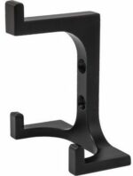 Крючок для одежды AKS Triton матовый черный (62000) купить в сети строительных магазинов Мастак