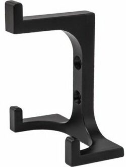 Крючок для одежды AKS Triton матовый черный (62000) купить в сети строительных магазинов Мастак