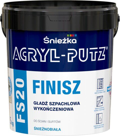 Шпатлевка полимерная финишная SNIEZKA Acryl-Putz FS20 Finisz белая 1 Шпатлевка полимерная финишная SNIEZKA Acryl-Putz FS20 Finisz белая 1